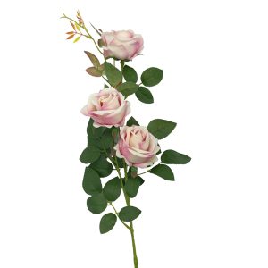 Vara Rosa Terciopelo x3