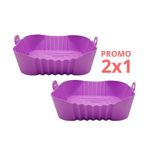 Molde de Silicona Cuadrado para Freidora - Promo 2x1