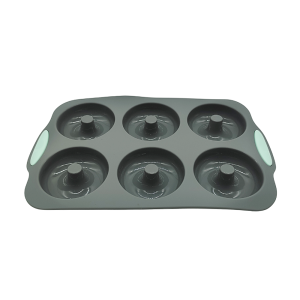 Molde de Repostería Para 6 Donas Silicona