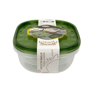 Set Tupper 2pcs 13cm con Divisiones