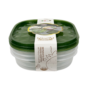 Set Tupper 3pcs 21cm con Divisiones