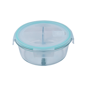 Tupper de Vídrio Con Divisiones 950ml.