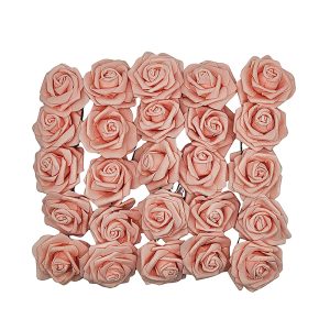 Rosas de Goma Eva Individuales 25 Unid.