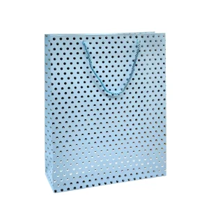 Bolsa de Regalo Puntos Brillantes 32cm Alto
