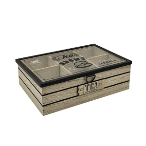 Caja de Té 6 Divisiones