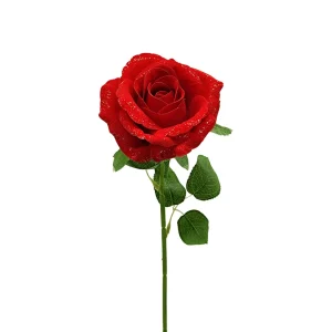 Vara Rosa con Brillantina 38,5 cm Alto