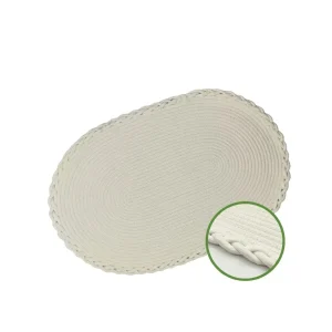 Individual Ovalado de Hilo para Mesa 65,5 cm de Largo
